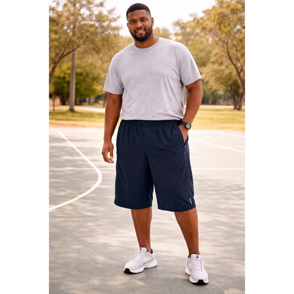 Men's FILA 2XL Shorts Navy Blue Athletic Sport Gym Training Shorts